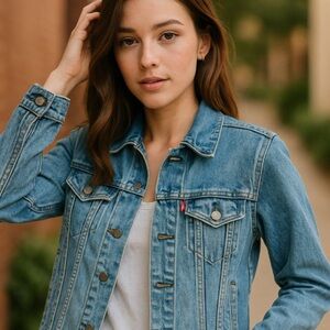 Levi's Blue Jean Jacket Medium Indigo Classic
